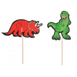 Dinosaur Cupcake Toppers Party Supplies Special Events 24 Count